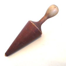 Antique or Vintage Wooden Garden Bulb Planter Dibber Dibbler 11" Long