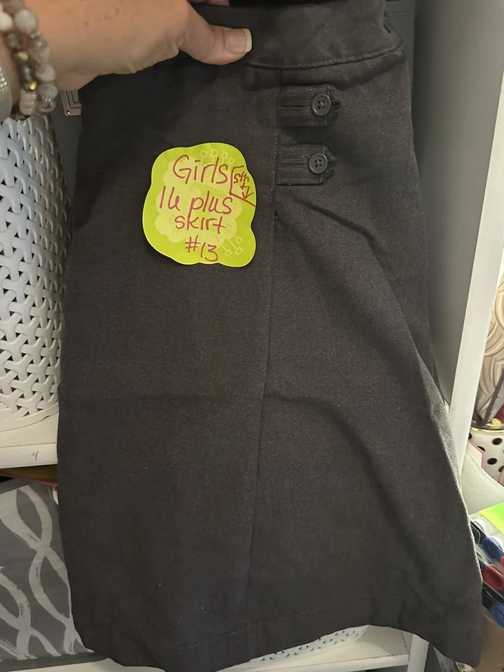 Land’s end girls 16+ charcoal skirt - Image 1 of 1