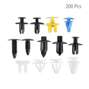200 Hole Plastic Car bumper Rivets Panel Clip Screw Fastener for Toyota Hyundai - Picture 1 of 1