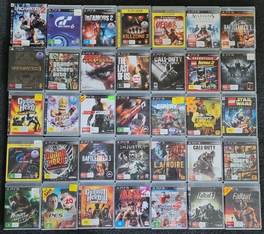 Playstation 3 Games PS3 - Choose from the List - COD FIFA NBA WWE GTA Batman - image 1 of 2