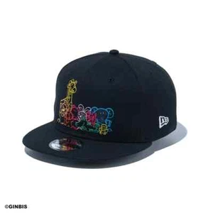 New Era 9FIFTY GINBIS Tabekko Dobutsu Dream Animals Schwarz Japan 14669158 - Bild 1 von 7