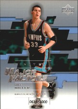 2003-04 Upper Deck Finite Grizzlies Basketball Card #284 Mike Miller MF /1000
