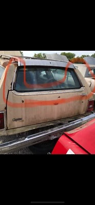 1978 Chevy Caprice универсал задняя дверь внешний 3 изделия отделки - OEM - прямой VHTF - Изображение 1 из 4