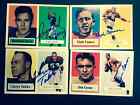 Autographed 1957 Topps Fb Archives R Berry, J Cason,Clyd Conner,Tubbs Choose One