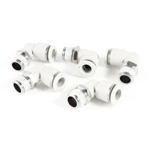 5pz Connettore Raccordi Rapidi Pneumatici da 8mm a 1/4PT Filettatura Maschio One Touch - Foto 1 di 2