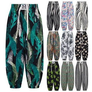 Kids Boys Girls Pants Workout Bloomers Unisex Trousers Bohemian Bottoms Summer - Picture 1 of 65
