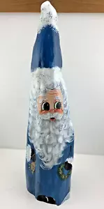 "Rodilla de ciprés pintada a mano Papá Noel 24"" de alto" - Imagen 1 de 5