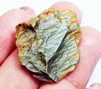 Piedra preciosa suelta 100 % natural crisoberilo ojo de gato áspera de 20,55 quilates con regalo gratis Foto 1 de 4