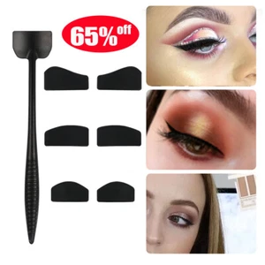 6 in 1 Eyeshadow Crease Line Kit Eye Shadow Stamp Applicator Crease Tools Set - Picture 1 of 10