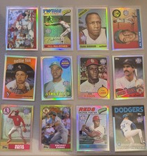 2002 TOPPS ARCHIVES RESERVE REPRINT REFRACTOR YOU PICK SET BUILDER