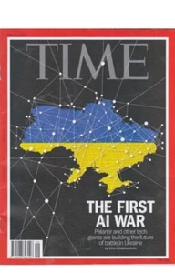 Time,Feb 26, The First AI War,Global Issues,Climate Changes,World Affairs - Picture 1 of 2