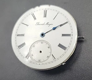 Antiguo Reloj Bolsillo David Mayer Hartford Movimiento 35mm - Imagen 1 de 5
