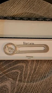 Liz & Co “J” Metal Bookmark New In Box j1 - Picture 1 of 2