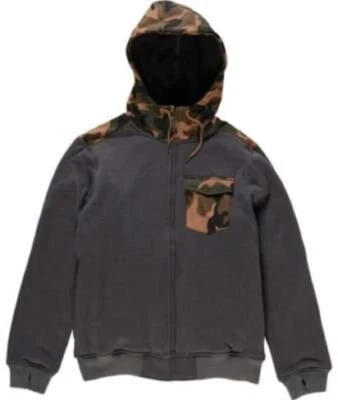 Billabong Men's Cairn Snowboard Hoody / Jacket First Layer, Grey/Camo L, NWT - Image 1 of 4