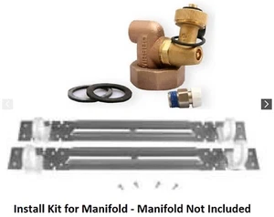 New Uponor Wirsbo A2071125 Manifold Kit With Sweat Adapter, 1" and 1-1/4" Copper - Picture 1 of 2