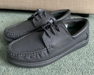 Dek Boat Loafer grey boat shoes size 4 Uk lace up comfort Deck - Picture 1 of 9