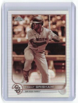 2022 Topps Chrome Trent Grisham Sepia Refractor San Diego Padres #175 - Image 1 of 2