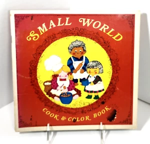Small World: Cook & Color Book by Beverly Frazier/Mace (1971-TP) Dolls to Color - Imagen 1 de 6