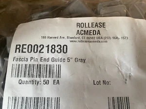 Rollease Pin End Guide - Grey RE0021830 NEW - Picture 1 of 3