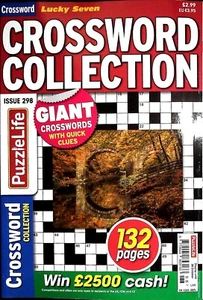 Lucky Seven Crossword Collection Puzzle Book Mag Issue 298, Giant Crosswords