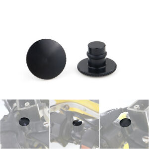 Accessories M10 Mirror Hole Plugs Black Fit For MV Agusta Stradale 800 2015-2018