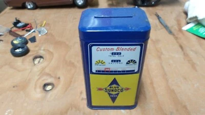 Vintage- Original 1960's Sunoco Tin Gas Pump Bank - Image 1 of 4