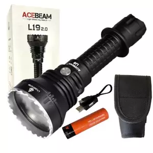 Linterna Acebeam L19 2.0 Largo Alcance VERDE LED Osram Casi Nuevo 1 - Lanzamiento 1520M 2.200 Lúmenes - Imagen 1 de 9