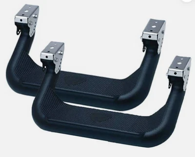 Pair (2) Carr Super Hoops Steps, XP3 Black Powder Coated Truck 124501-1 - Image 1 of 4