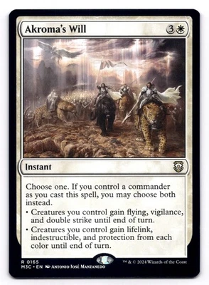 Akroma's Will NM Commander: Modern Horizons 3 0165 MTG Regular - Image 1 of 2
