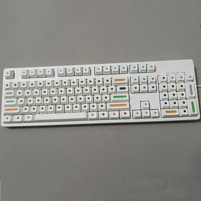 108 Keys OEM PBT Buttons Dot Keycaps Replacement For Cherry Mechanical Keyboard - Image 1 of 4