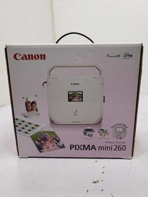 Canon Photo Printer PIXMA Mini 260 Quick Portable Photo Printing Bluetooth - Image 1 of 4