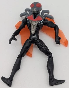 RARE Spider-Charged Black Costume Spider-Man Action Figure with Glider Wings - Picture 1 of 2