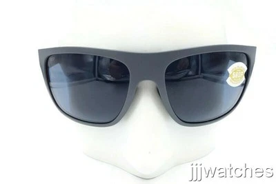 Nuevo Costa Del Mar BROADBILL Gris Mate Gafas de Sol Gris Lente 580P BRB 98 OGP $212 Foto 1 de 4