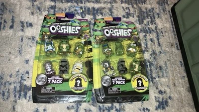 TMNT Teenage Mutant Ninja Turtles OOSHIES Serie 1 Lápiz Toppers Paquete de 7 (2 juegos) Foto 1 de 4