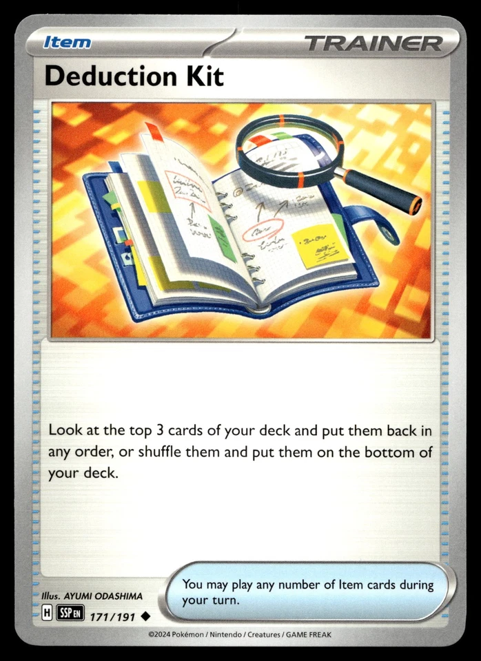 Deduction Kit 171/191 SSP SV08: Surging Sparks - Image 1 of 2