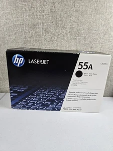Oryginalny NOWY HP 55A CE255A Czarny toner do druku LaserJet Sealed - Zdjęcie 1 z 5