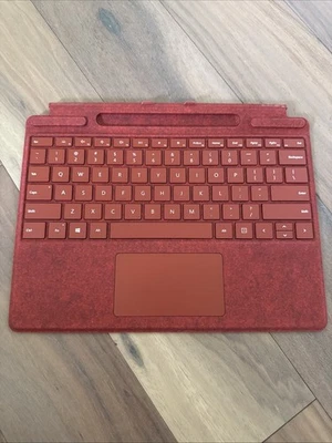 Microsoft Red Surface Signature Type Cover Keyboard / 2015 / 8XA-00001 - Image 1 of 3