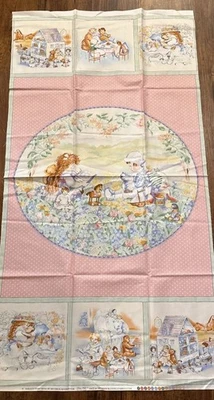 Sarah’s Story Book Beverlie Manson Blue Hill Fabrics panel de tela 23 x 44” Foto 1 de 4