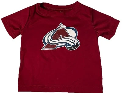 Colorado Avalanche NHL Shirt Sz 2T-2 NHL Youth Toddler Kids Maroon Avs - Image 1 of 4