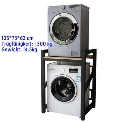 Washing Machine Rack Frame Storage Rack Stacking Set Over Washing Machines Up To 300kg - Image 1 of 4