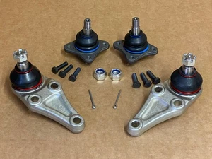 SET OF FRONT SUSPENSION UPPER & LOWER BALL JOINTS FOR MITSUBISHI L200 2006-2016 - Picture 1 of 1
