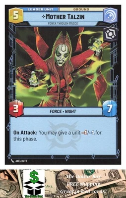 2025 Star Wars Unlimited Mother Talzin 2 - Image 1 of 2