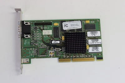 VISIONTEK NVD01.0 NV999.0 AGP VIDEO ADAPTER WITH WARRANTY - Image 1 of 3