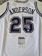 Nick Anderson Autographed/Signed Jersey JSA COA White Custom Jersey 