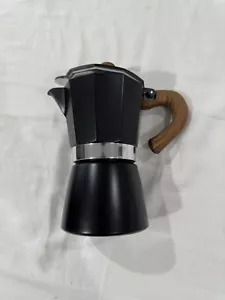 150/300ml Aluminum Espresso Cafe Percolator Pot Stovetop Coffee Maker Black - Picture 1 of 6