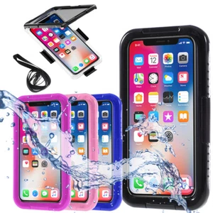 For iPhone X XR XS MAX Case Waterproof Dust proof Shockproof Full Body Cover - Picture 1 of 21
