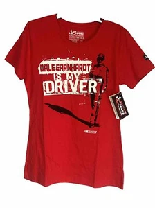 Dale Earnhardt Chase Authentics T Shirt Womens Sz Large Dale Is My Driver - NEW - Picture 1 of 7