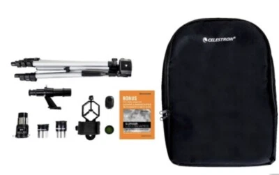 Celestron Travel Scope 70 DX Portable Refractor Telescope With Backpack - Image 1 of 4
