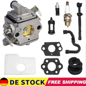 für Stihl 017 018 MS 170 MS 180 Vergaser Zündkerze Luftfilter Zündkerze Kit - Zdjęcie 1 z 12