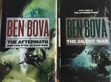 Ben Bova, The Silent War, The Aftermath, Book 3,4 of The Asteroid Wars, First Ed